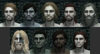 Modded races (Breton, Dark Elf, High Elf, Imperial, Elder, Nord, Orc, Redguard, Wood Elf)