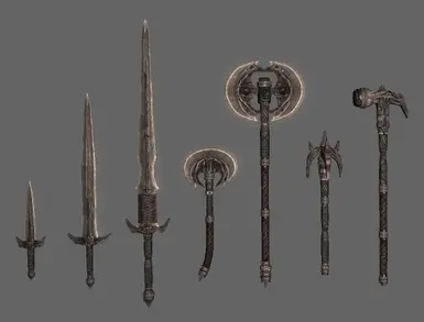 Lunar Steel weapons