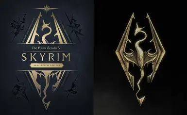 Main Menu Spinning Skyrim Emblem