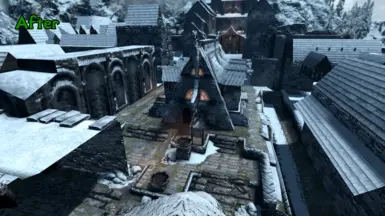 Outside Windhelm - inn is there