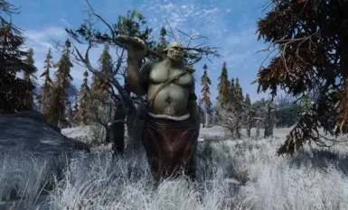 Shrek, protecting his swamp from fairy-tale refugees. 