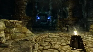 Flame of the Harbinger in Ysgramor's tomb