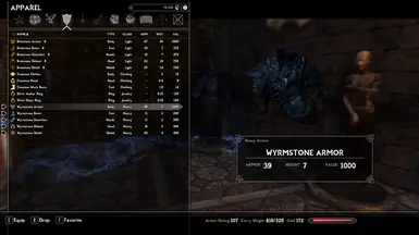 Wyrmstone Armor - Inventory View