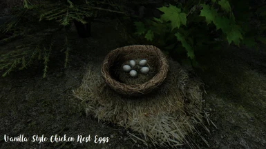 Vanilla Style Chicken Nest Eggs