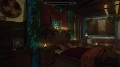 v1point2 Master Personal Version -custom couches blankets walls paintings all included, blue wood not included, will source your whiterun textures