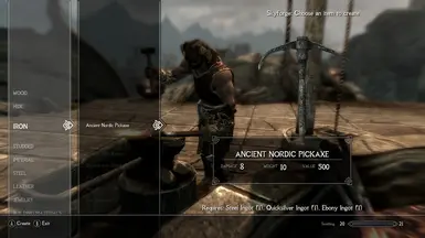 Ancient Nordic Pickaxe Recipe