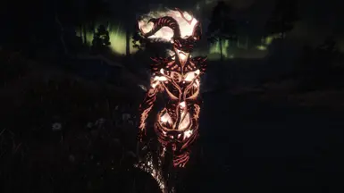 Vanilla Flame Atronach variant (may vary depending on your setup/textures...)