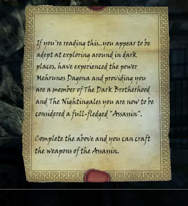 Assassins Note