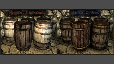 Barrels In-Game Comparison