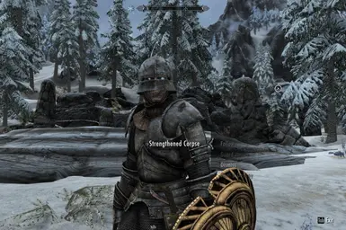 Corpse Guardian wearing armour given in-game.