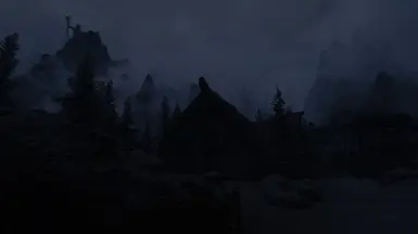 v0.1 Winterhold dusk snowy