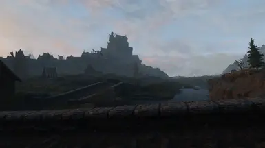 v0.1 Whiterun light fog sunset