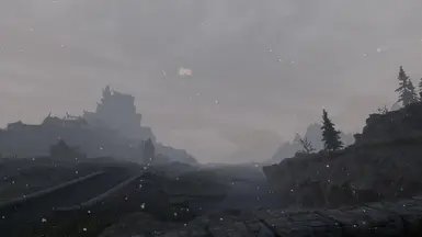 v0.1 Whiterun light snow sunset