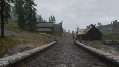 v0.1 Whiterun light rain day