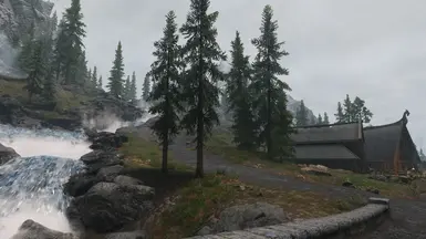 v0.1 Whiterun light rain day