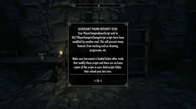 Error message this mod fixes