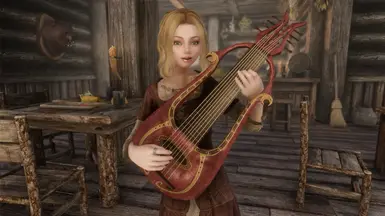 Another kid, another lute pic. 
