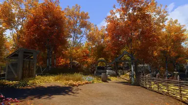 Aspens Ablaze + Enhanced Landscapes + Ryn's Farms + Scarecrows of Skyrim