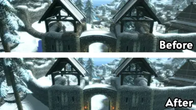 Dawnstar Gate Before and After