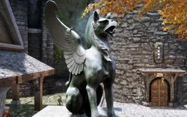 griffin statue