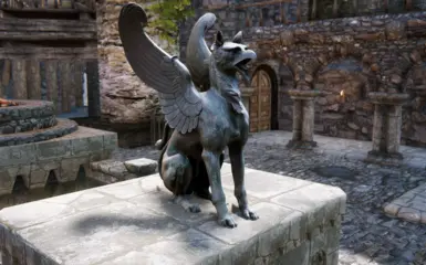 griffin statue