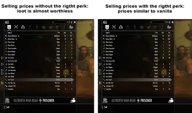 Selling Prices Perk