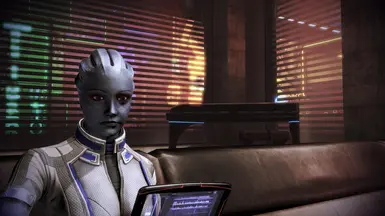 Liara chilling out