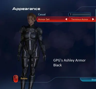 Ashley Armor black