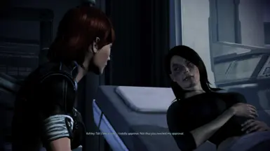 Ashley acknowledges FemShep/Tali romance