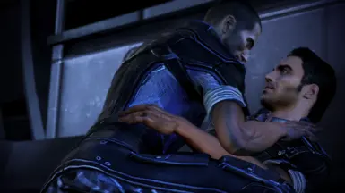 Restored animation in MaleShep/Kaidan romance scene