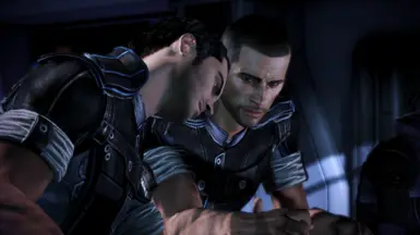 MaleShep/Kaidan goodbye scene in Citadel DLC