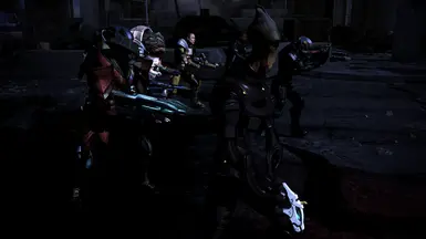 New Squadmates - Kirrahe, Zaeed, Grunt and Jacob - Angle 2