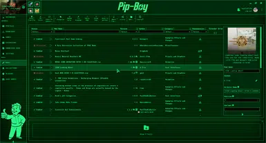 Fallout Pip-Boy Vortex Theme - Terminal Green Edition