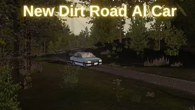 New Dirt Road AI Car