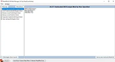 Mass Effect 2 ini Mod Manager
