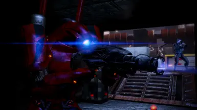 Geth Pyro using the ME3 Model of the Geth Flamethrower