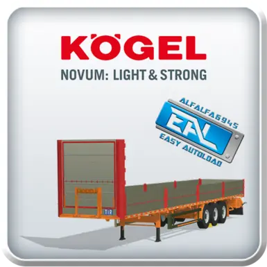 Kogel 51ft Platform Semitrailer (EasyAutoLoad Ready)