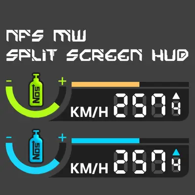 NFS MW_CB SPLIT SCREEN HUD