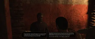 unique zombie Harlaus dialogue