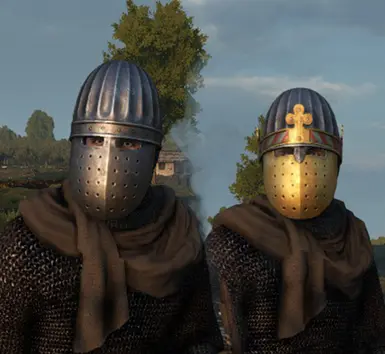 Fluted Helm With Faceplate