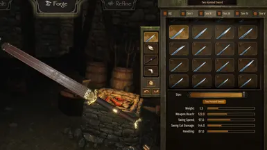 65 new 2h Sword Pieces.