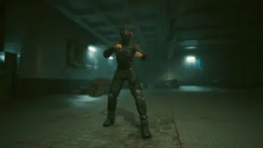 Female Black Ninja Combo with in game items