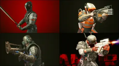 Cyber Ninja and Elite Soldiers Clothing Replacement