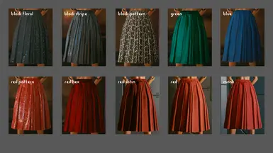 Colors: Midi Skirt