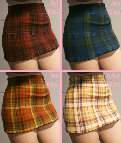 Miniskirt - Plaid