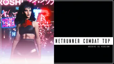 Netrunner Combat Top - Archive XL