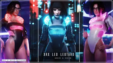 XRX Led Leotard Archive XL