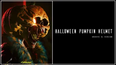 Halloween Pumpkin Helmet Archive XL