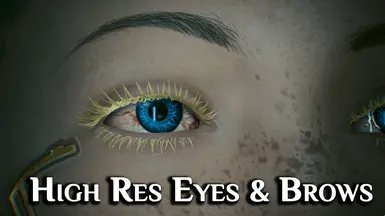 High Res Eyes and Brows - MonstrrMagic Texture Series