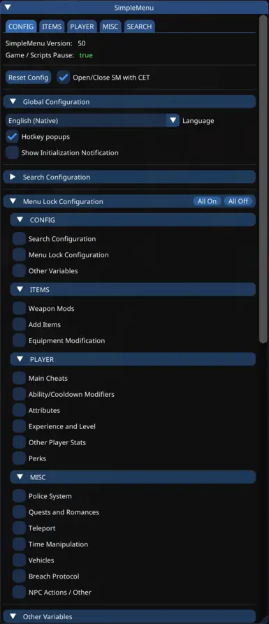 Config Tab (1)